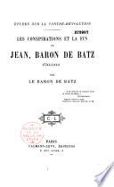 Etudes sur la contre-Révolution