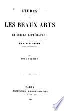Études sur les beaux arts et sur la littérature