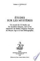 Etudes sur les mystères
