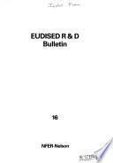 Eudised R & D Bulletin