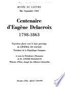 Eugène Delacroix, 1798-1863