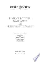 Eugène Pottier, naissance de L'Internationale