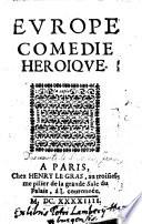 Europe, comedie heroique
