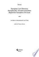 European law directory