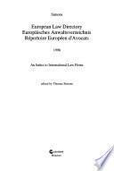 European law directory