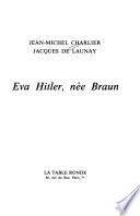 Eva Hitler, née Braun