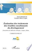 Evaluation des traitements des TED