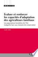 Évaluer et renforcer les capacités d’adaptation des agriculteurs familiaux