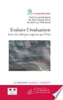 Evaluer l'évaluation