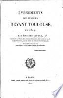 Événements militaires devant Toulouse en 1814