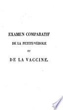 Examen comparatif de la petite-vérole et de la vaccine