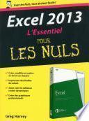 Excel 2013 L'Essentiel Pour les Nuls