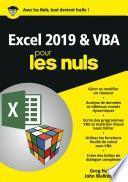 Excel 2019 VBA pour les Nuls, mégapoche