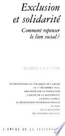 Exclusion et solidarité