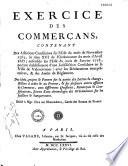 Exercice des commerçans