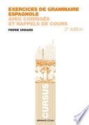 Exercices de grammaire espagnole