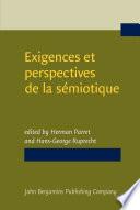 Exigences et perspectives de la sémiotique