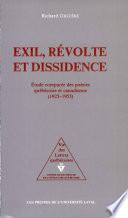 Exil, révolte et dissidence