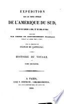 Expédition dans les parties centrales de l'Amérique du Sud, de Rio de Janeiro à Lima