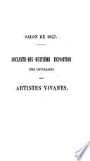 Explication des ouvrages de peinture, sculpture, architecture, gravure, dessins, modeles