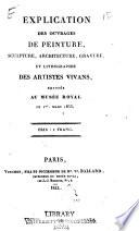 Explication des ouvrages de peinture, sculpture, architecture, gravure, et lithographie des artistes vivants exposés au Grand palais des Champs-Élysées