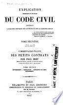 Explication théorique et pratique du Code civil