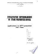 Exploitation méthodologique du stage préprofessionnel: ptie. Bilan général de cinq années de stage préprofessionnel et orientations pour l'avenir