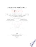 Exploration archéologique de Délos