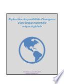 Exploration des possibilités d’émergence d’une langue maternelle unique et globale