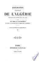 Exploration scientifique de l'Algérie