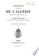 Exploration scientifique de L'Algérie pendant les années 1840, 1841, 1842: Sciences historiques et géographiques (16 v.)