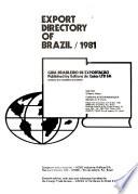 Export directory of Brazil
