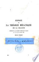 Exposé de la théorie mécanique de la chaleur