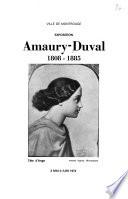 Exposition Amaury-Duval, 1808-1885