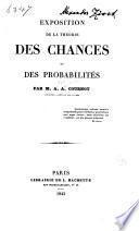 Exposition de la théorie des chances et des probabilités
