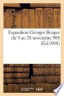 Exposition Georges Braque