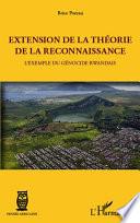 Extension de la théorie de la reconnaissance