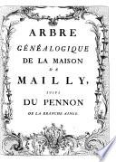 Extrait de la généalogie de la maison de Mailly