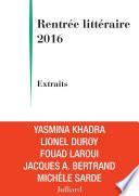 Extraits Rentrée littéraire Julliard 2016