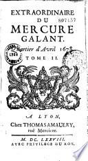 Extraordinaire du Mercure galant (manuel) [rédigé par Donneau de Vize]
