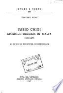 Fabio Chigi, Apostolic Delegate in Malta, 1634-1639