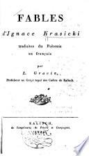 Fables d'Jgnace Krasicki