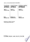 Fachkatalog Afrika: Indian Ocean