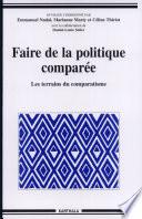Faire de la politique comparée