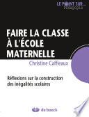 Faire la classe à l'école maternelle