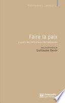 Faire la paix