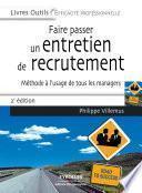 Faire passer un entretien de recrutement