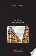 Fait d'hiver au 4 septembre
