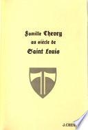 Famille Chevry au siècle de Saint Louis