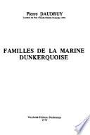 Familles de la marine dunkerquoise